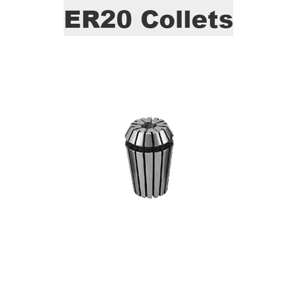 ER20 Collets, 1.0mm to 13.0mm