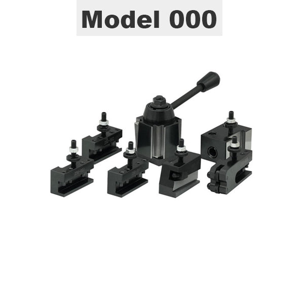 Model 000 Wedge Type Quick Change Tool Post Set