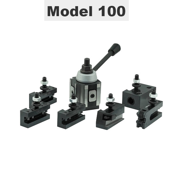 Model 100 Piston Type Quick Change Tool Post Set