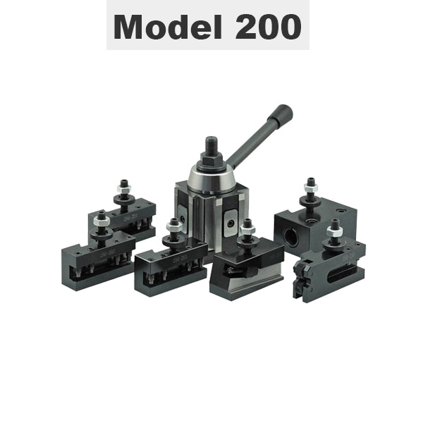 Model 200 Piston Type Quick Change Tool Post Set