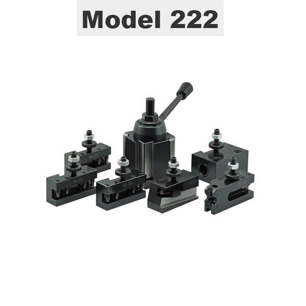 Model 222 Wedge Type Quick Change Tool Post Set