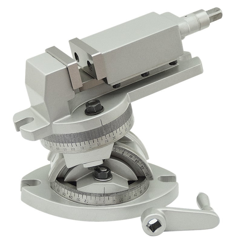 Tilting Radial & Swivel Vice 50mm w. Tee Slotted Table