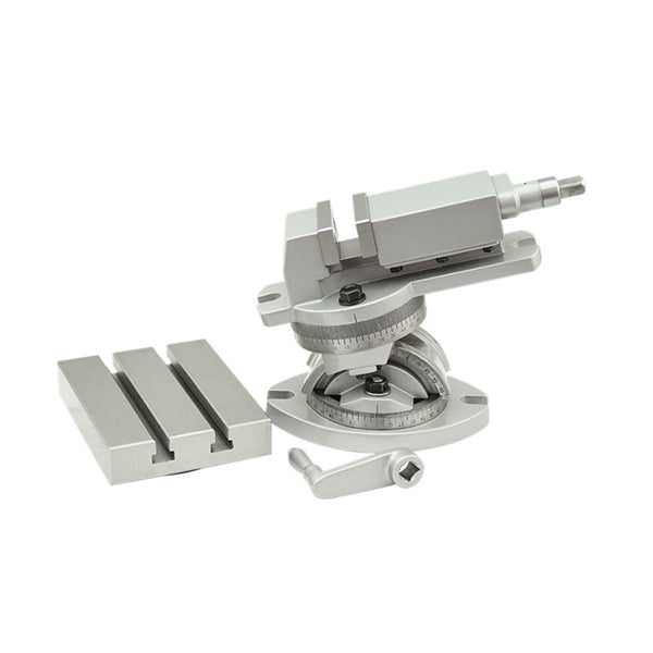 Tilting Radial & Swivel Vice 50mm w. Tee Slotted Table