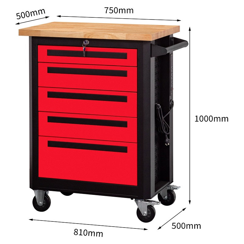 SIEG CX02 Mobile Work Bench - Wood Top