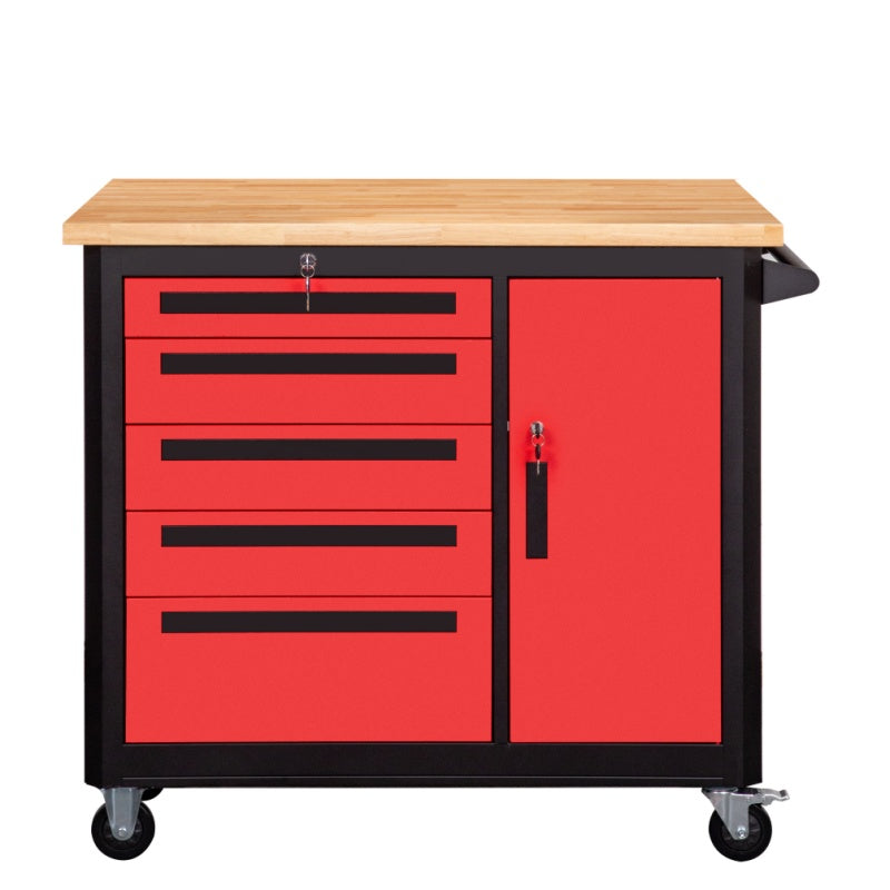 SIEG CX10 Mobile Work Bench - Wood Top