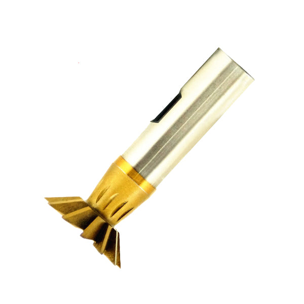 45° TiN HSS Dovetail Milling Cutters Dia. 20mm/25mm/32mm