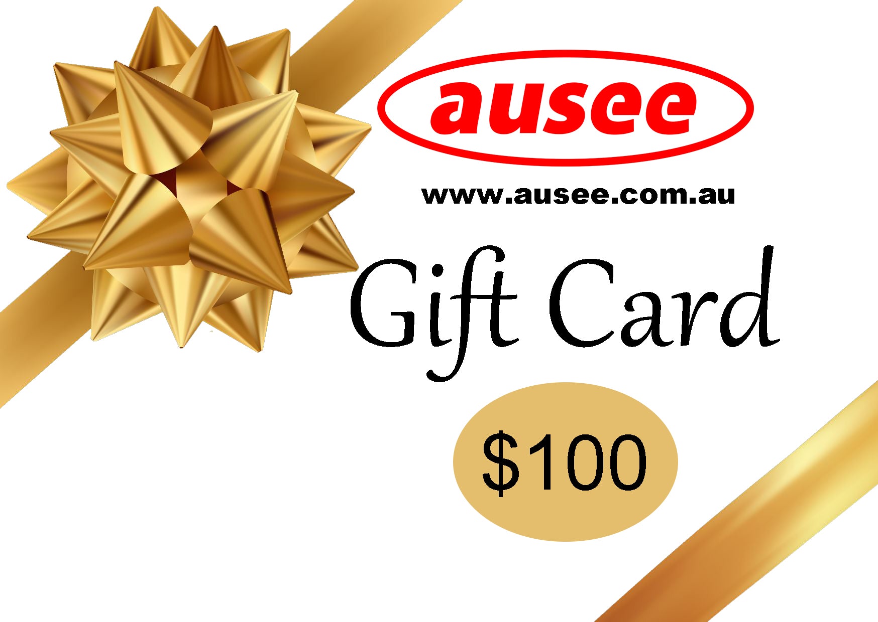 AUSEE GIFT CARD $100