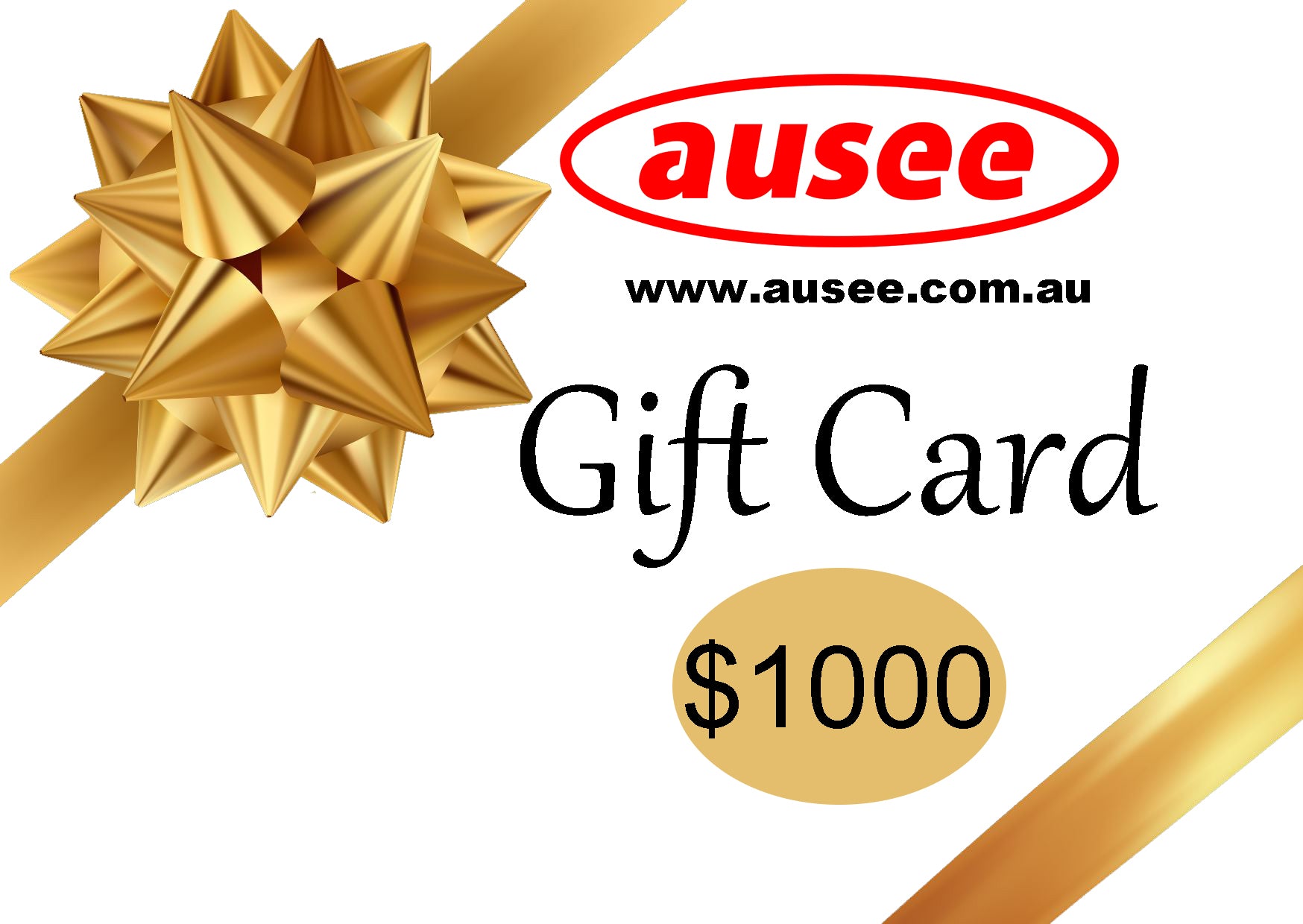 AUSEE GIFT CARD $1000