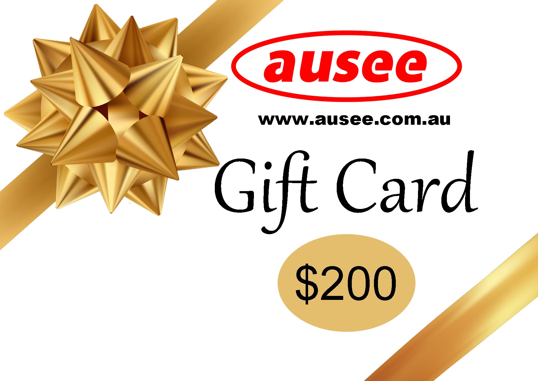 AUSEE GIFT CARD $200