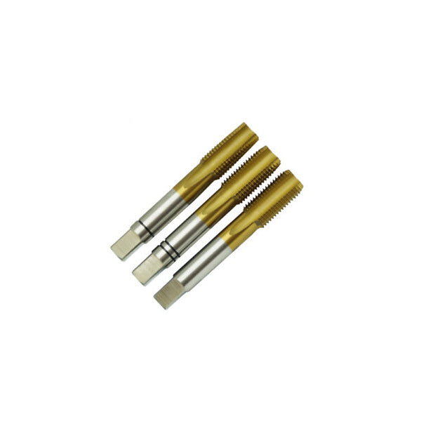 TiN HSS Hand Taps 3pcs Set  available in M2 to M12