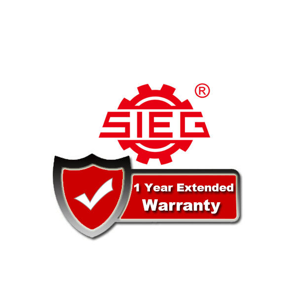 SIEG Machine 1 Year Extended Warranty for Metalworking Lathe and Mill Drill